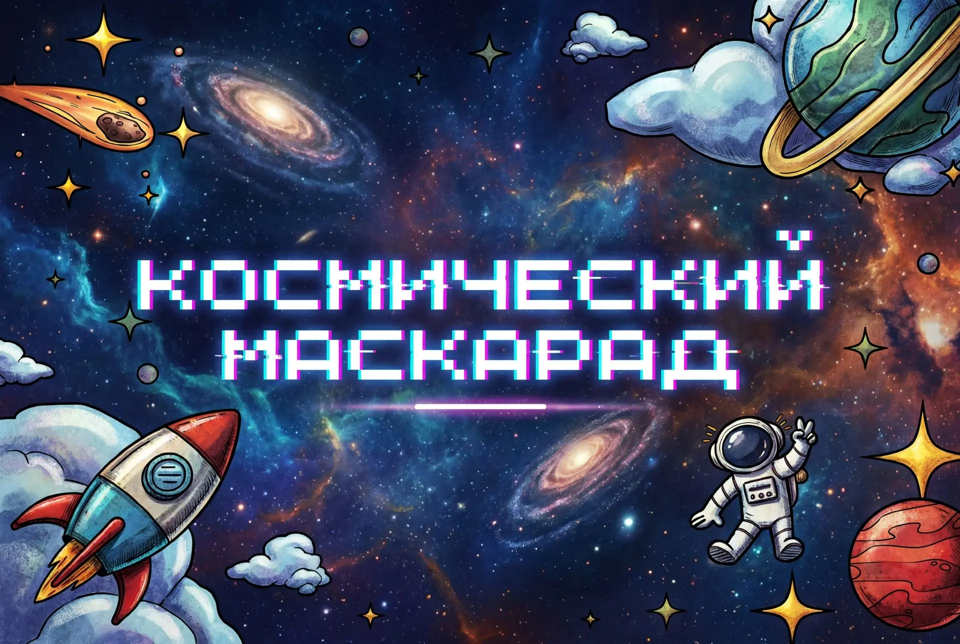 🚀✨ Внимание, экипаж космической школы! ✨🚀  10 апреля наша школа выходит на межгалактическую орбиту, 