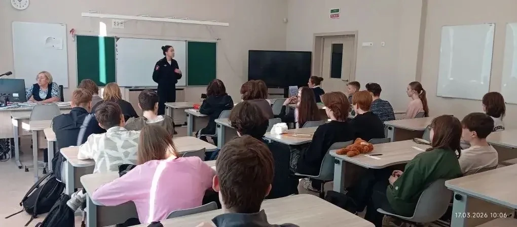 В рамках проведения недели безопасности и обеспечении безопасности в период весенних каникул 17 март
