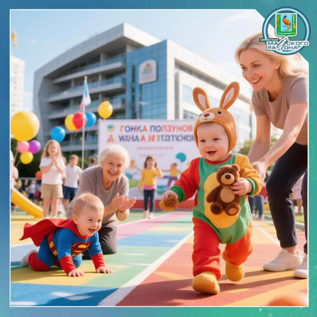 🎈 В Майском пройдут самые милые соревнования года! Конкурс «Гонка ползунов и топтунов»...