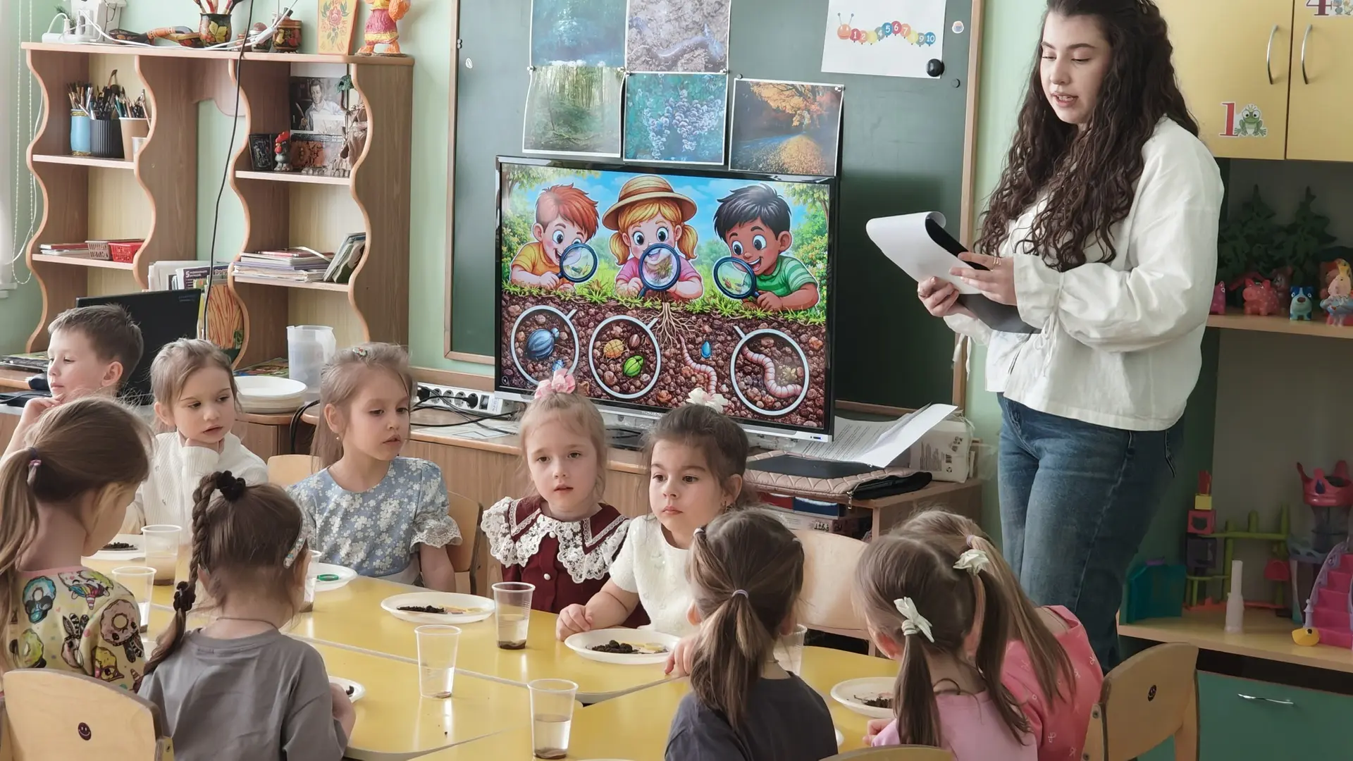 🌿 «Секреты почвы»: юные исследователи раскрывают тайны подземного мира! 🔍  🚀 19 марта в дошкольном о