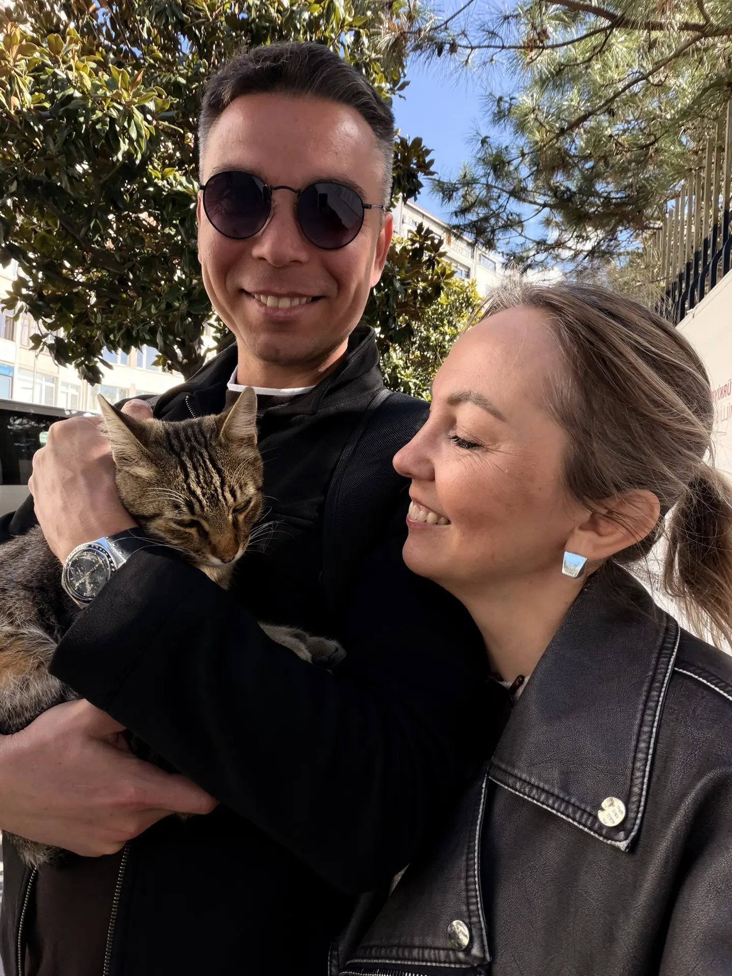 Прогуливались с котом 😽