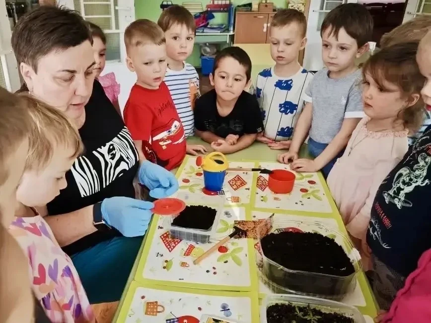 ЧУДО-ОГОРОД 🌱  Кажется, только вчера мы играли в снежки ❄️, а сегодня солнышко🌞 уже вовсю заглядывае