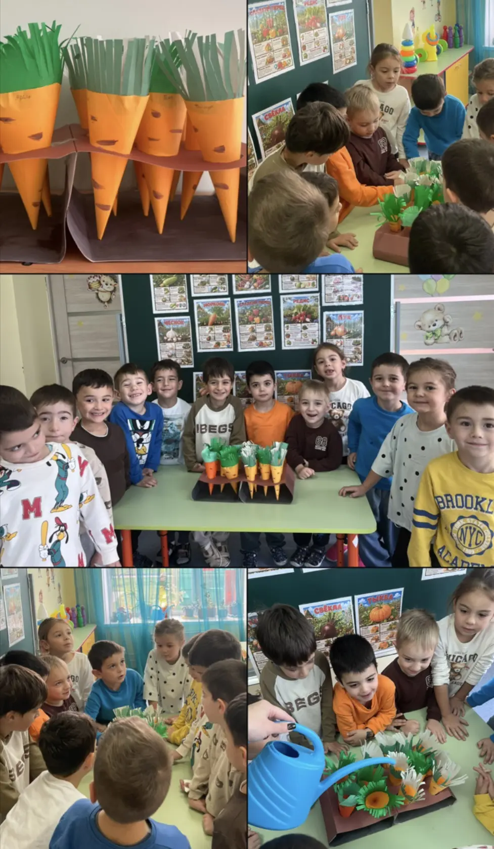 «Наша грядка просто класс - выросла морковь у нас!» 🧑‍🌾🥕🥕🥕🥕🥕