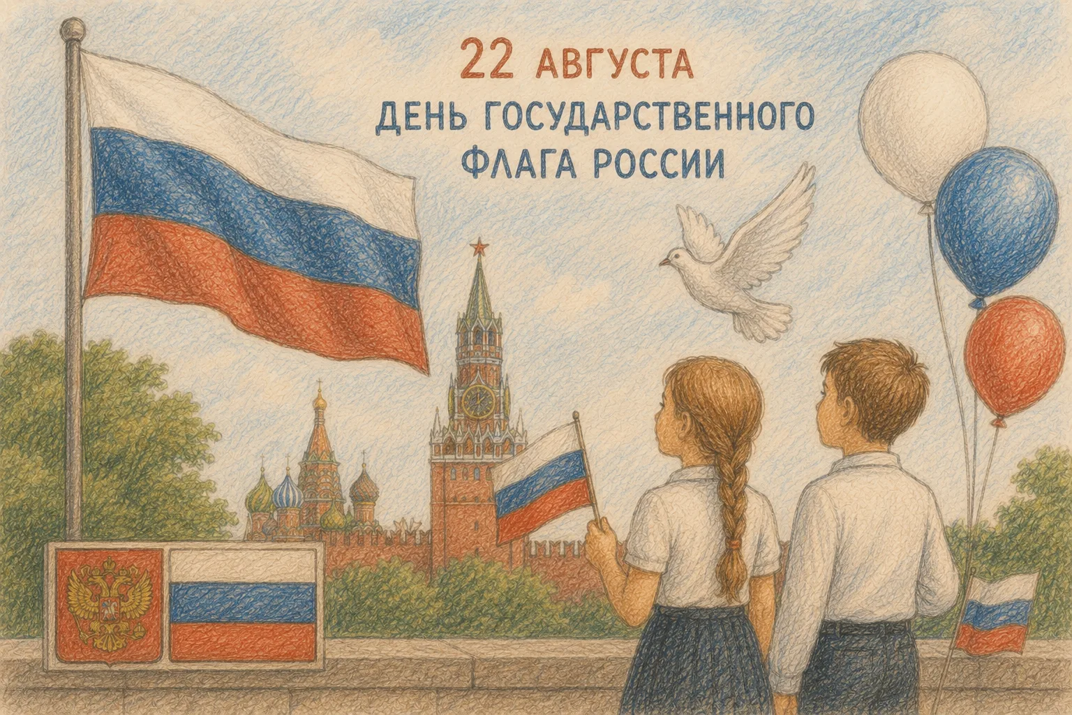 🇷🇺 22 августа ‒ День Государственного флага России
