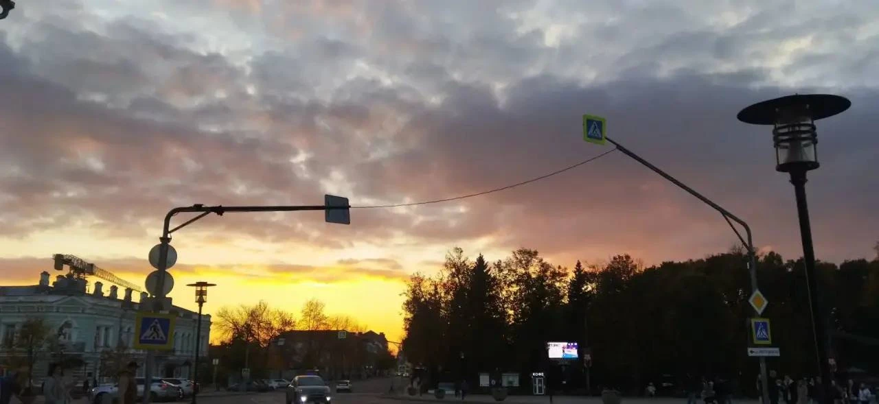 Угличский закат от подписчицы ☀️