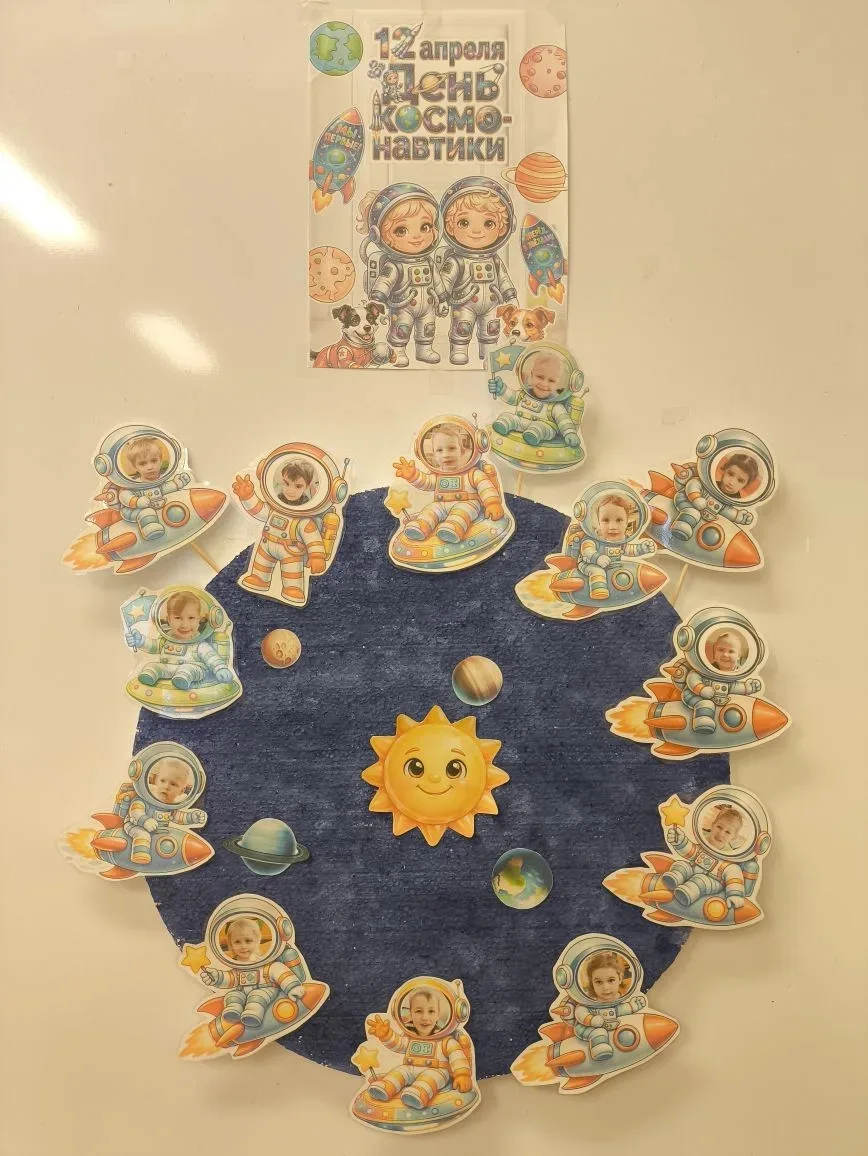 ✨ Космическое путешествие в детском саду: беседы ко Дню космонавтики ✨