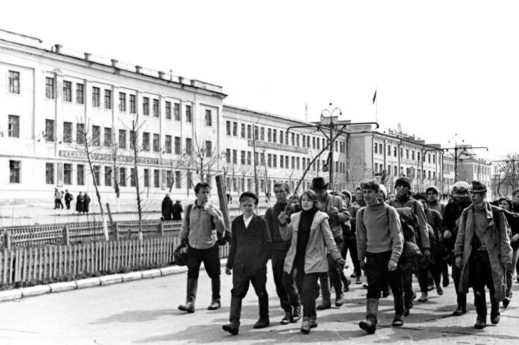 Первомайский поход. Возвращение. 1964 год
