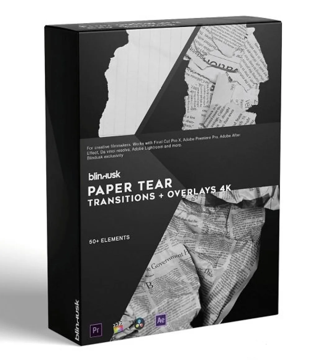 Paper Tear Transitions & Overlays – Blindusk