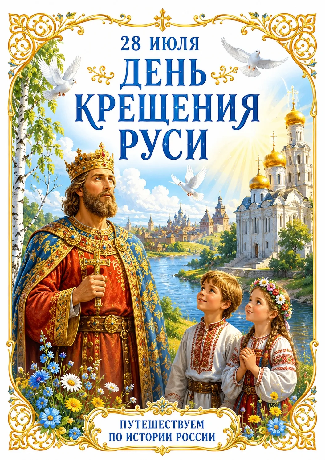 28 июля отмечается День Крещения Руси.