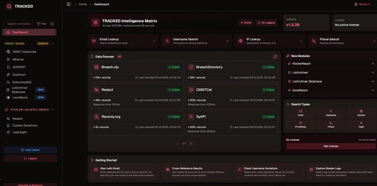 Tracked.sh

#OSINT

Специализированная OSINT (Open Source Intelligence) платформа, предназначенная д