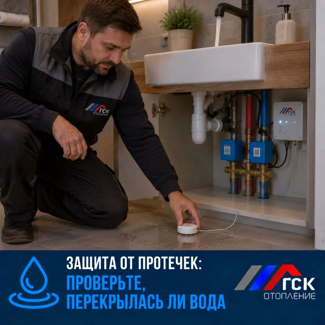 Защита от протечек: проверьте, перекрылась ли вода
