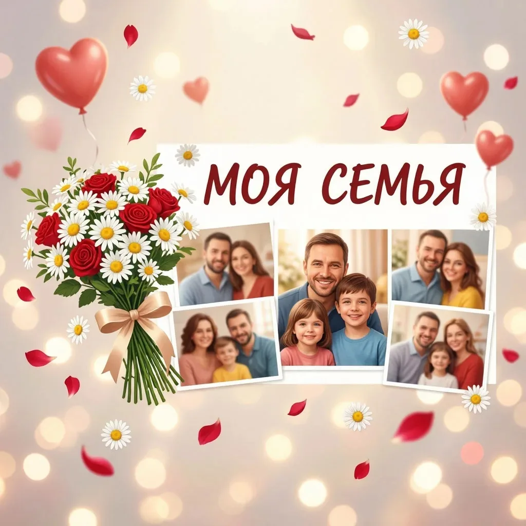📸 Объявляем конкурс фотоколлажей «Моя семья»! 📸

Семья — это не просто слово, это целая вселенная 
