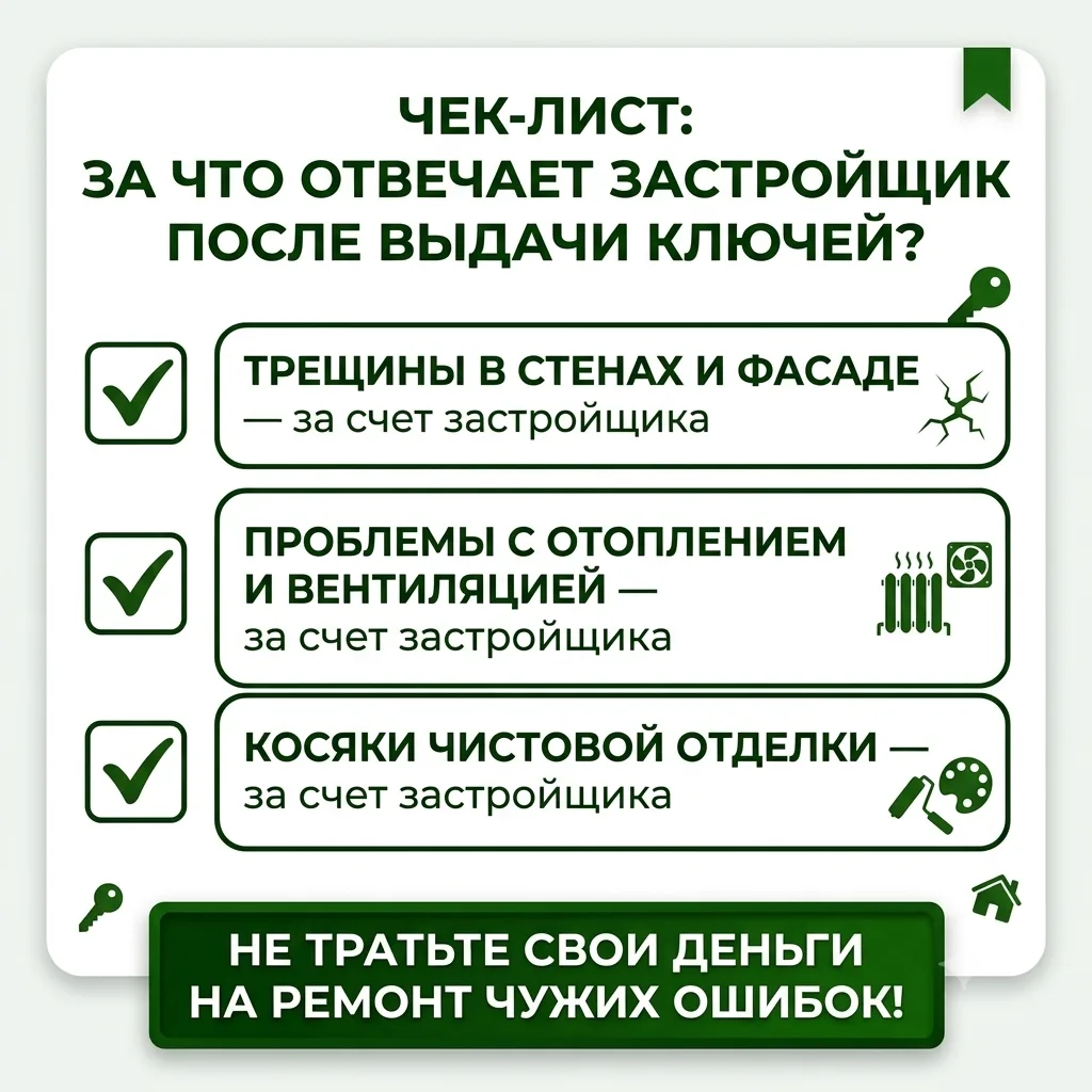Гарантия по ДДУ: за что застройщик должен платить из своего кармана.