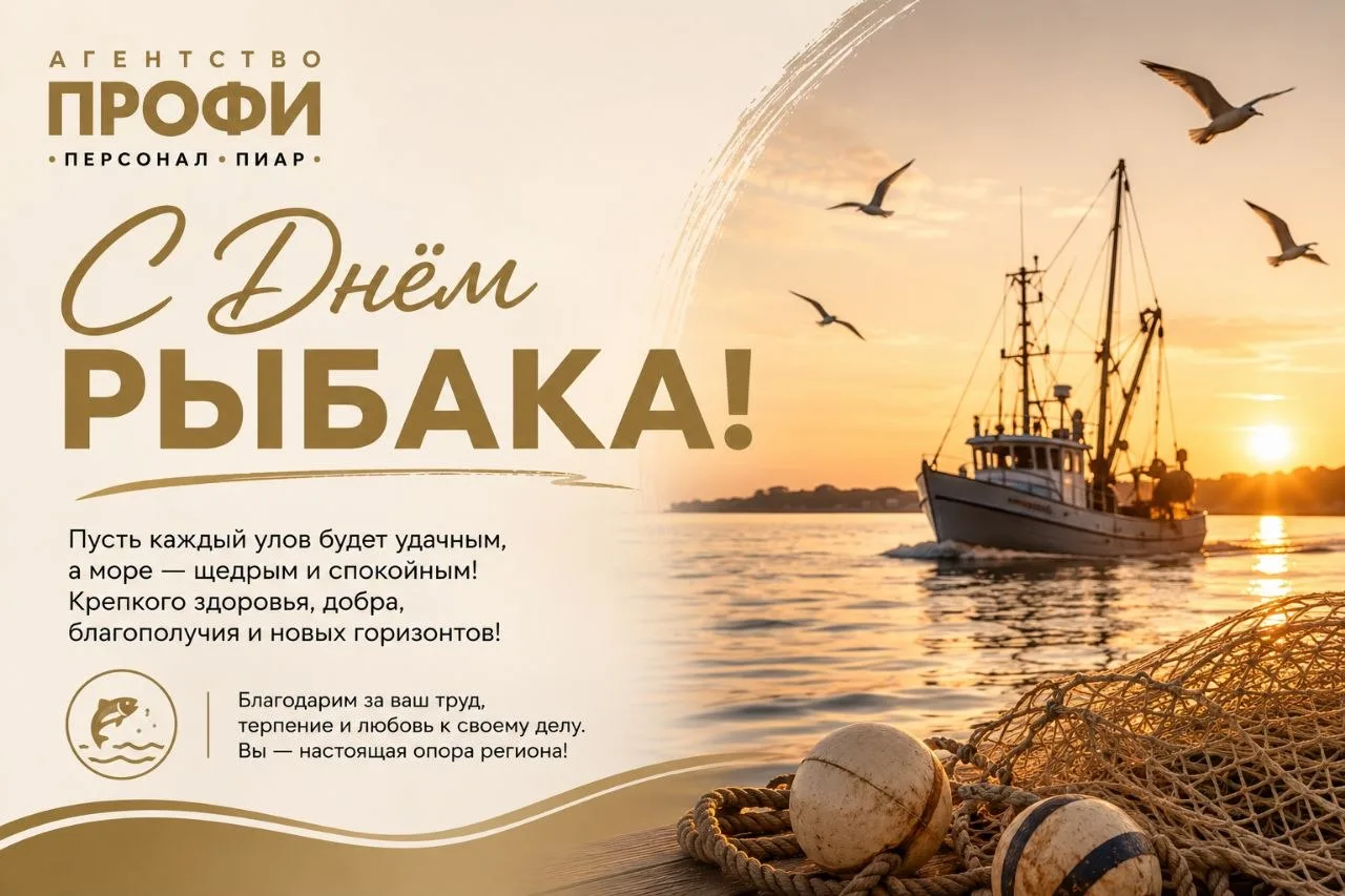 С Днём рыбака!
