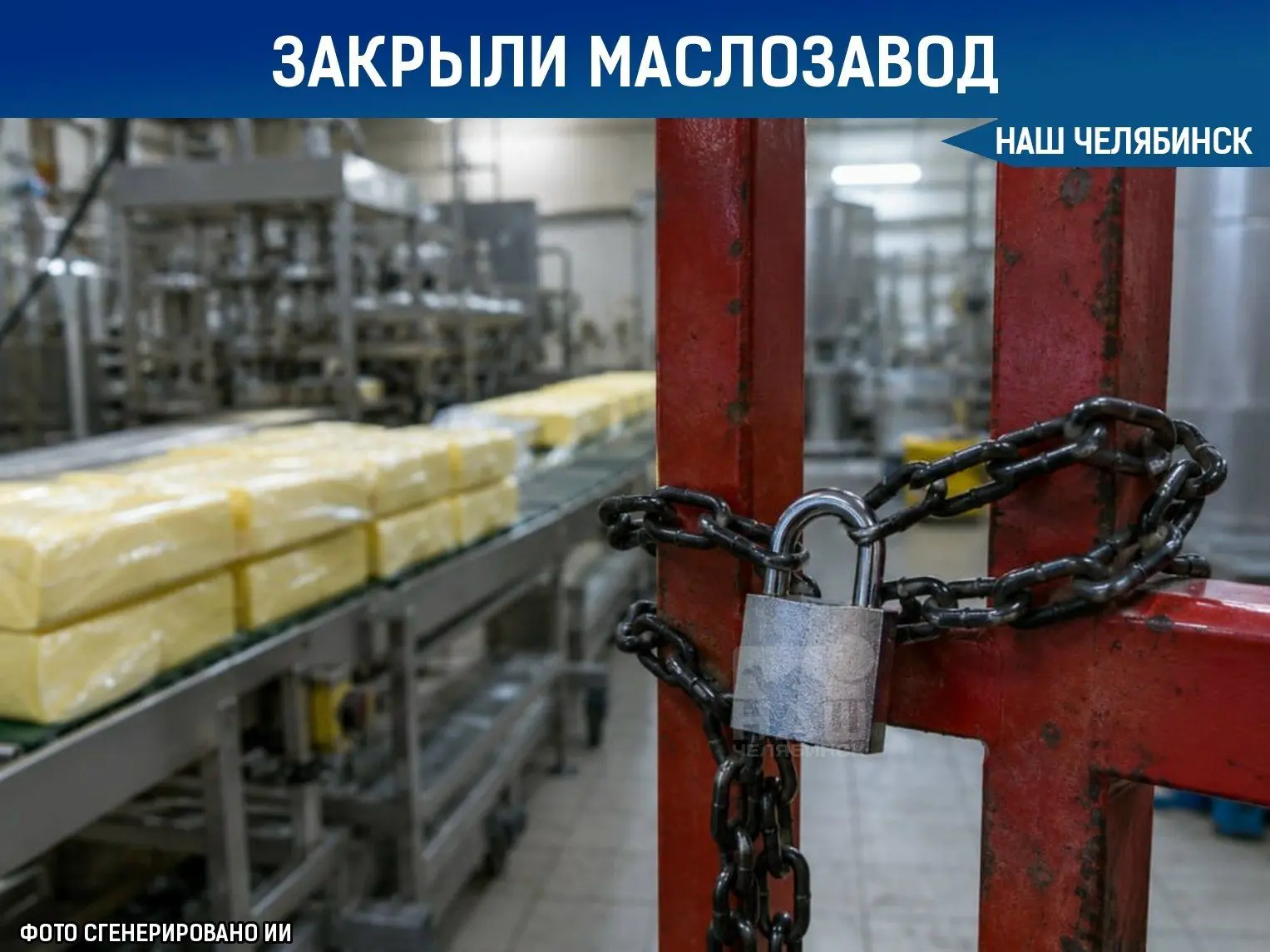 🧈 Маслозавод в регионе остановили после скандала с фальсификатом