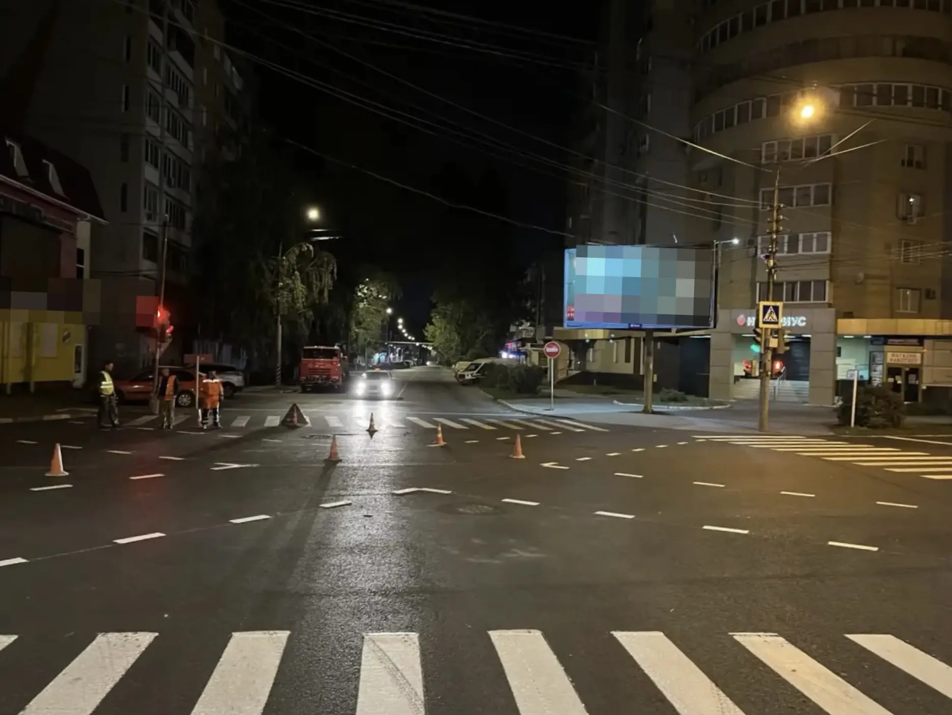 🚧 На диагональном перекрёстке обновлённых участков дорог улиц Петровская, Маяковского,...