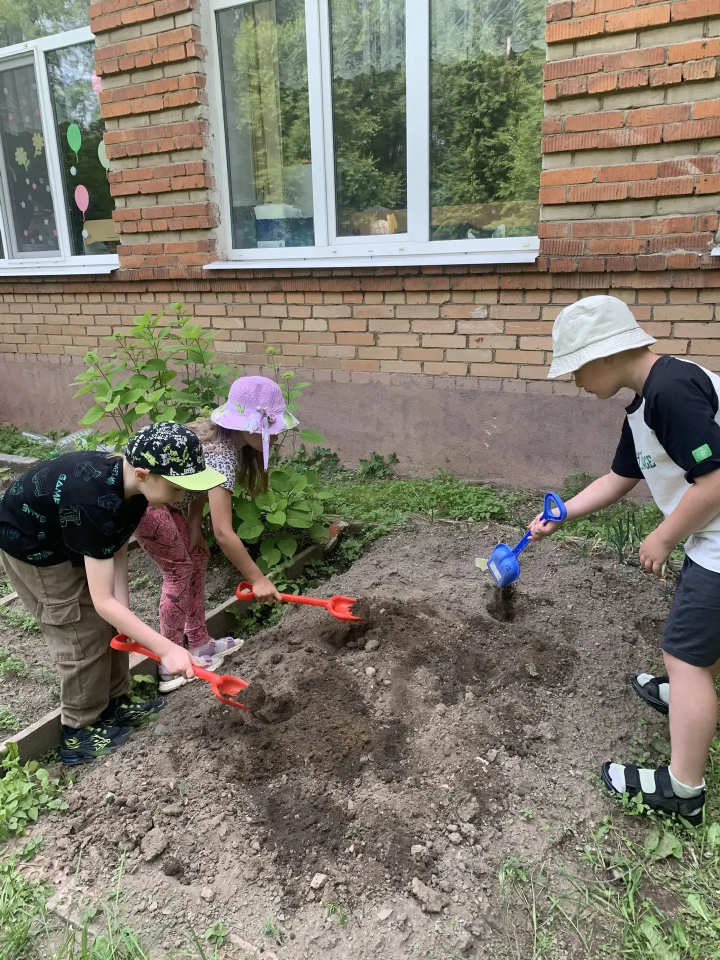 Работа в огороде
🥕«Есть у нас огород,там своя морковь растет…»
 🍅Ребята группы «Росинка»продолжают