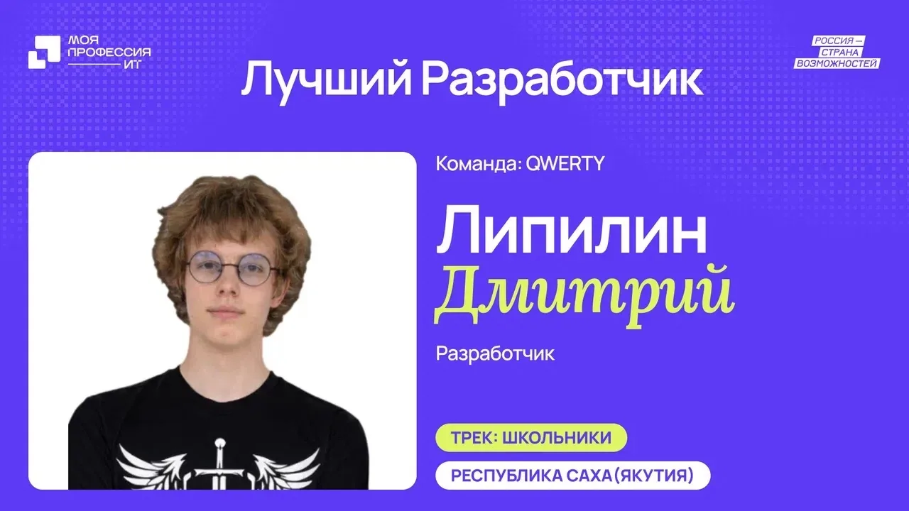 🏆 Объявлены победители гранд-финала III сезона Всероссийского конкурса «Моя профессия – ИТ»!  Заверш