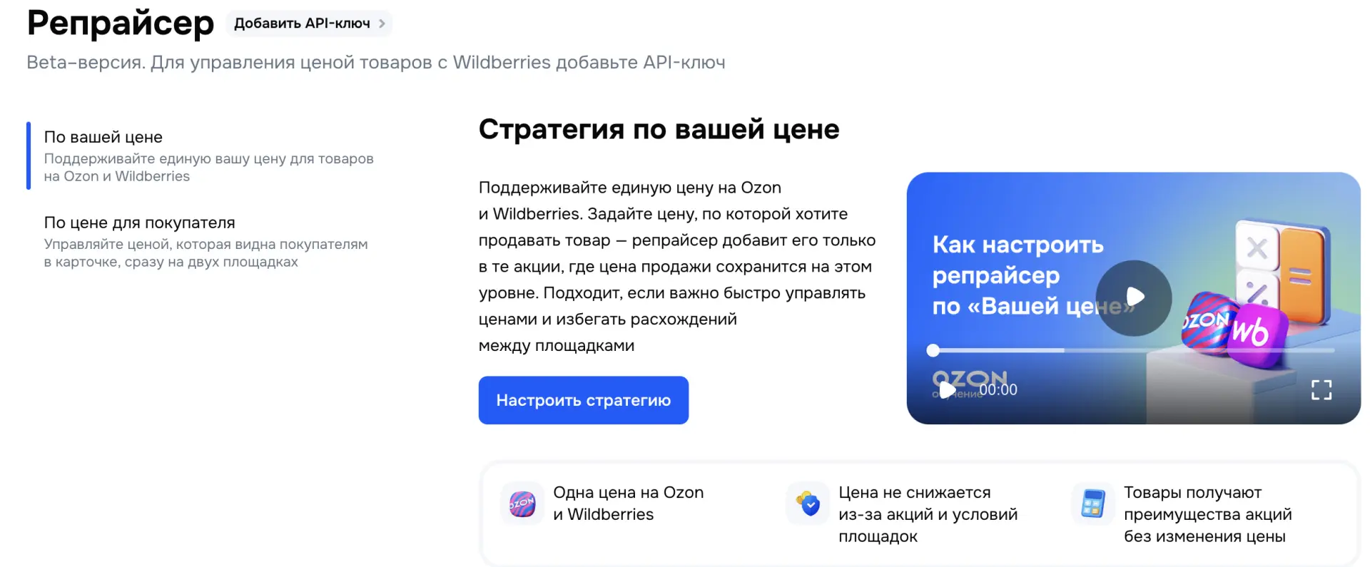 Есть кто тестировал репрайсер от озона? Поделитесь обратной связью.