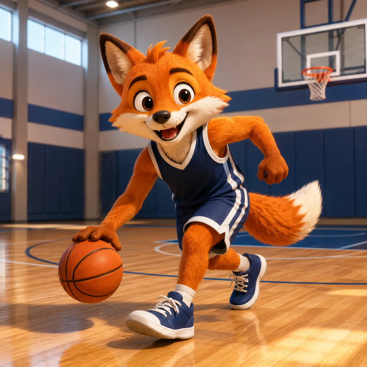 Ловлю мяч… и важную новость! 🦊🏀