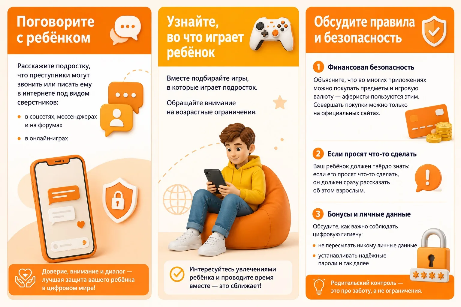 🌐 Безопасность в интернете сегодня — одна из важнейших составляющих благополучия детей и подростков