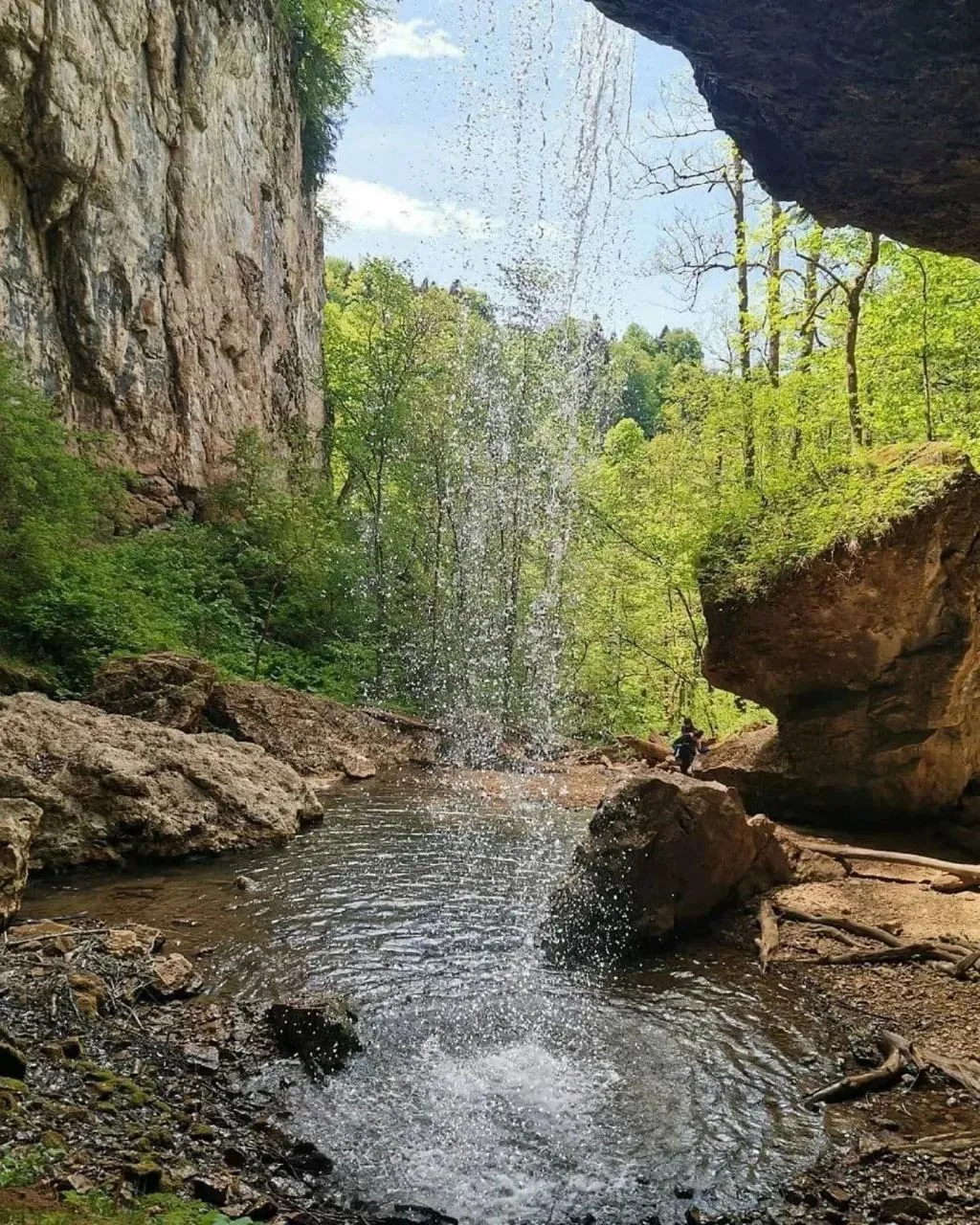 Водопад Школьный, Апшеронский район
