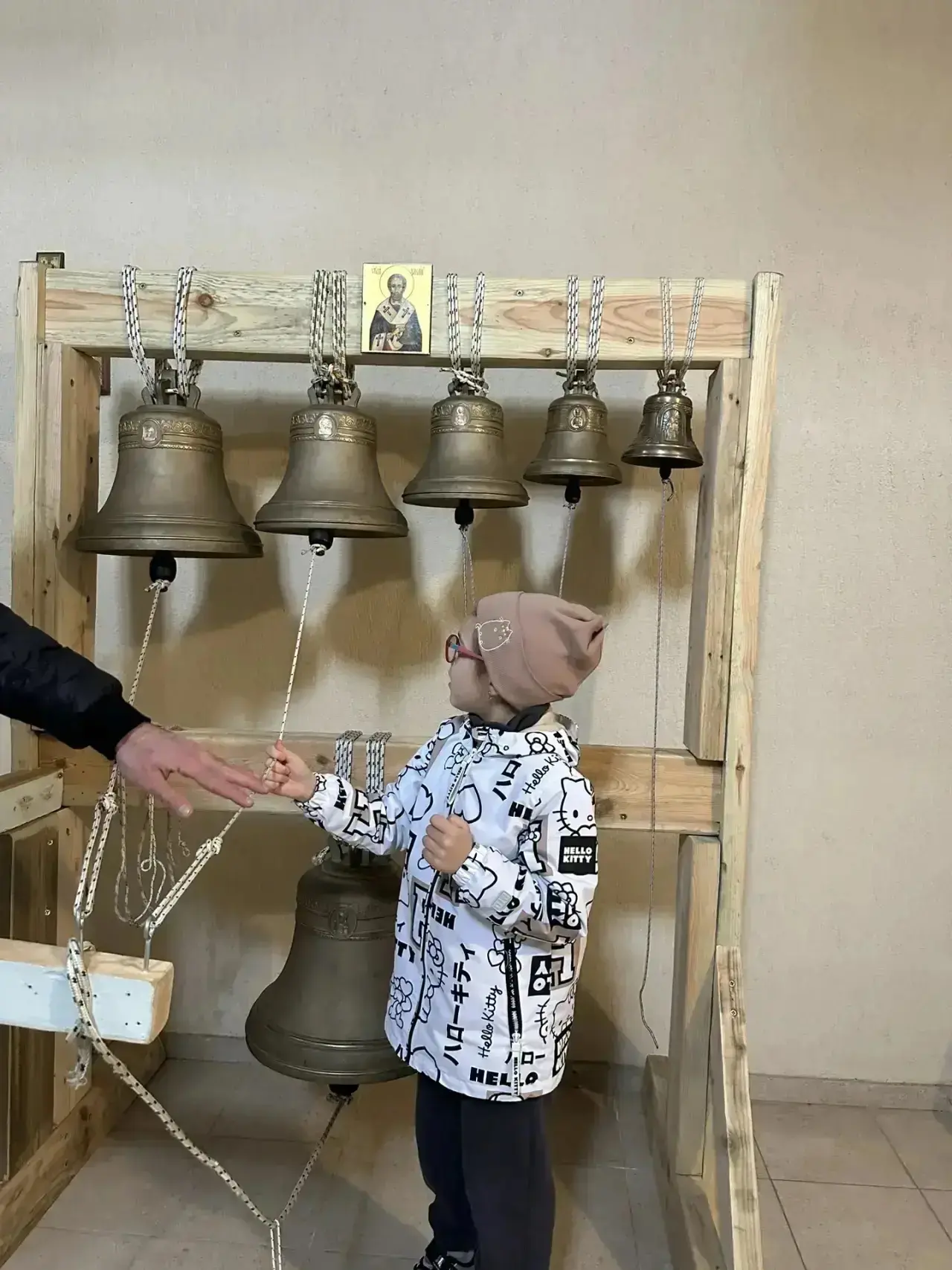 Наши воспитанники вместе со своими родителями посетили колокольню храма «Всецарица», гд...