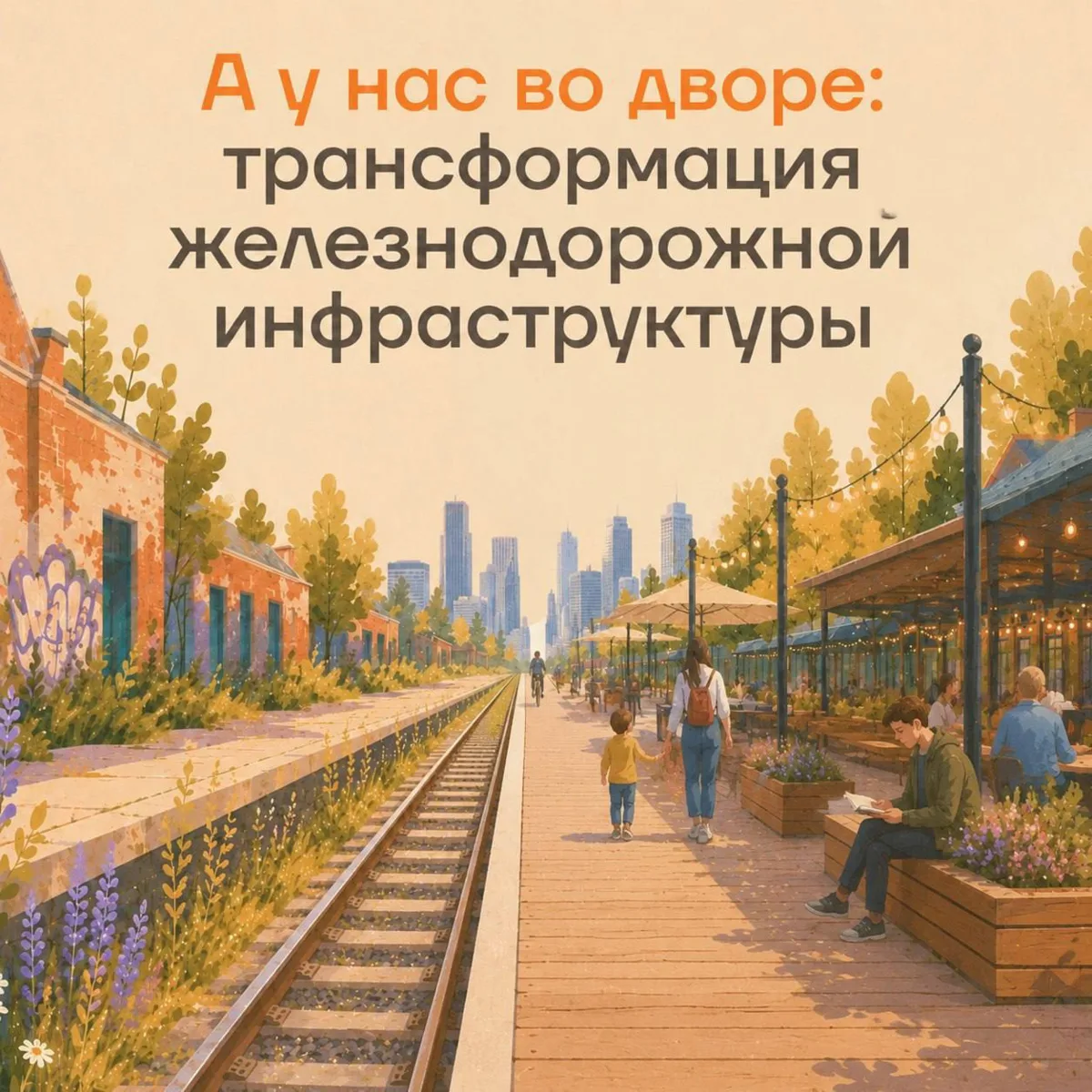 Железнодорожное наследие в городе — какое оно? 🚂 

Железнодорожный транспорт долгое время оставал