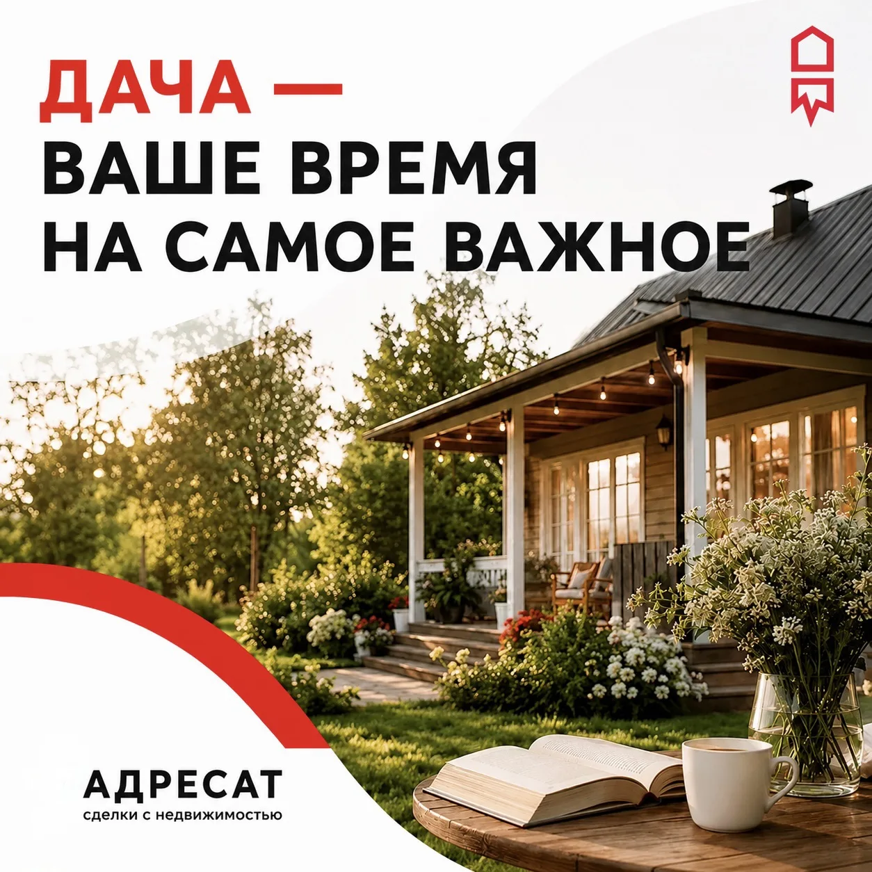 🌳 Купить дачу — значит купить время для себя!