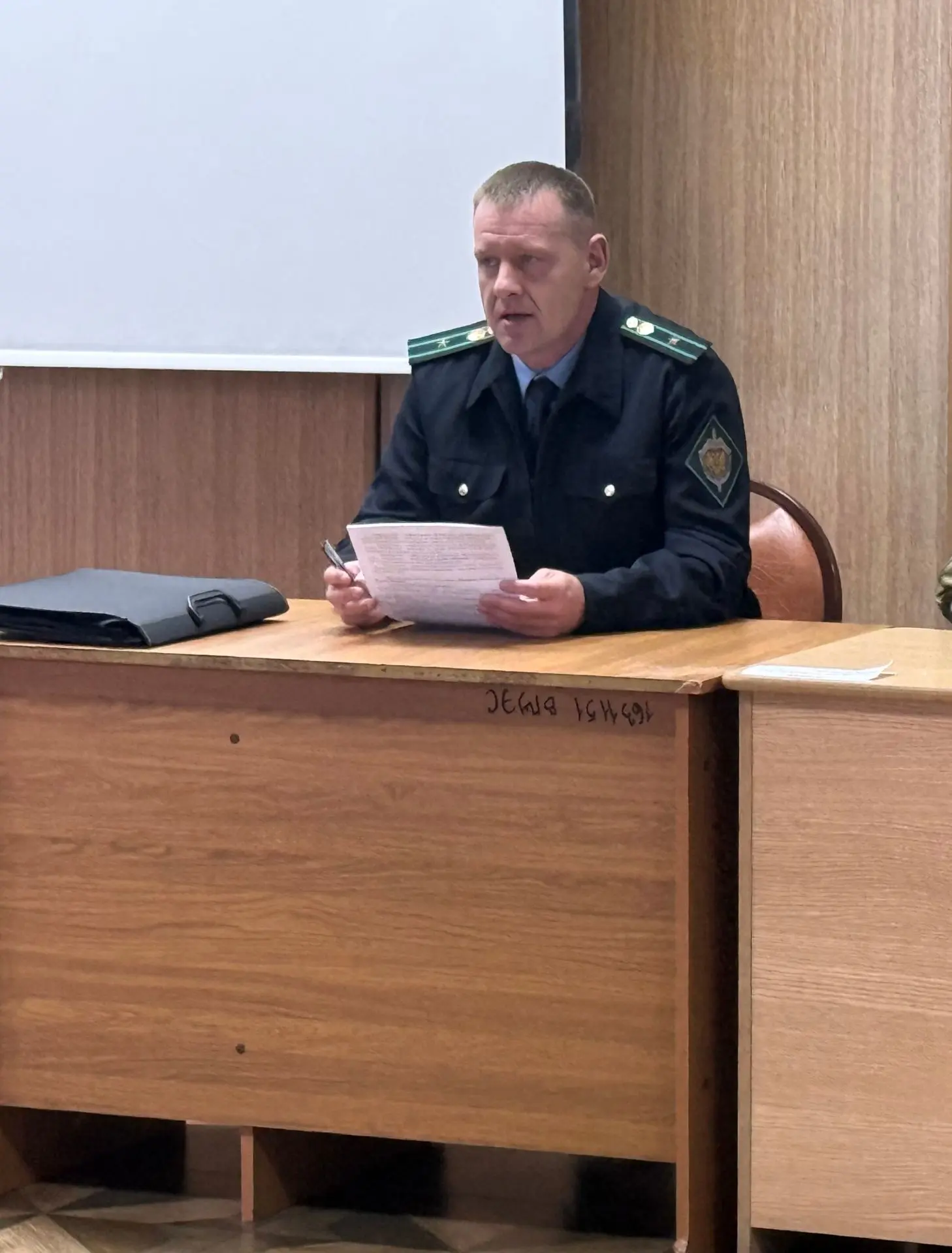 Профориентационная встреча  студентов филиала с представителями Службы в г. Находке Пог...