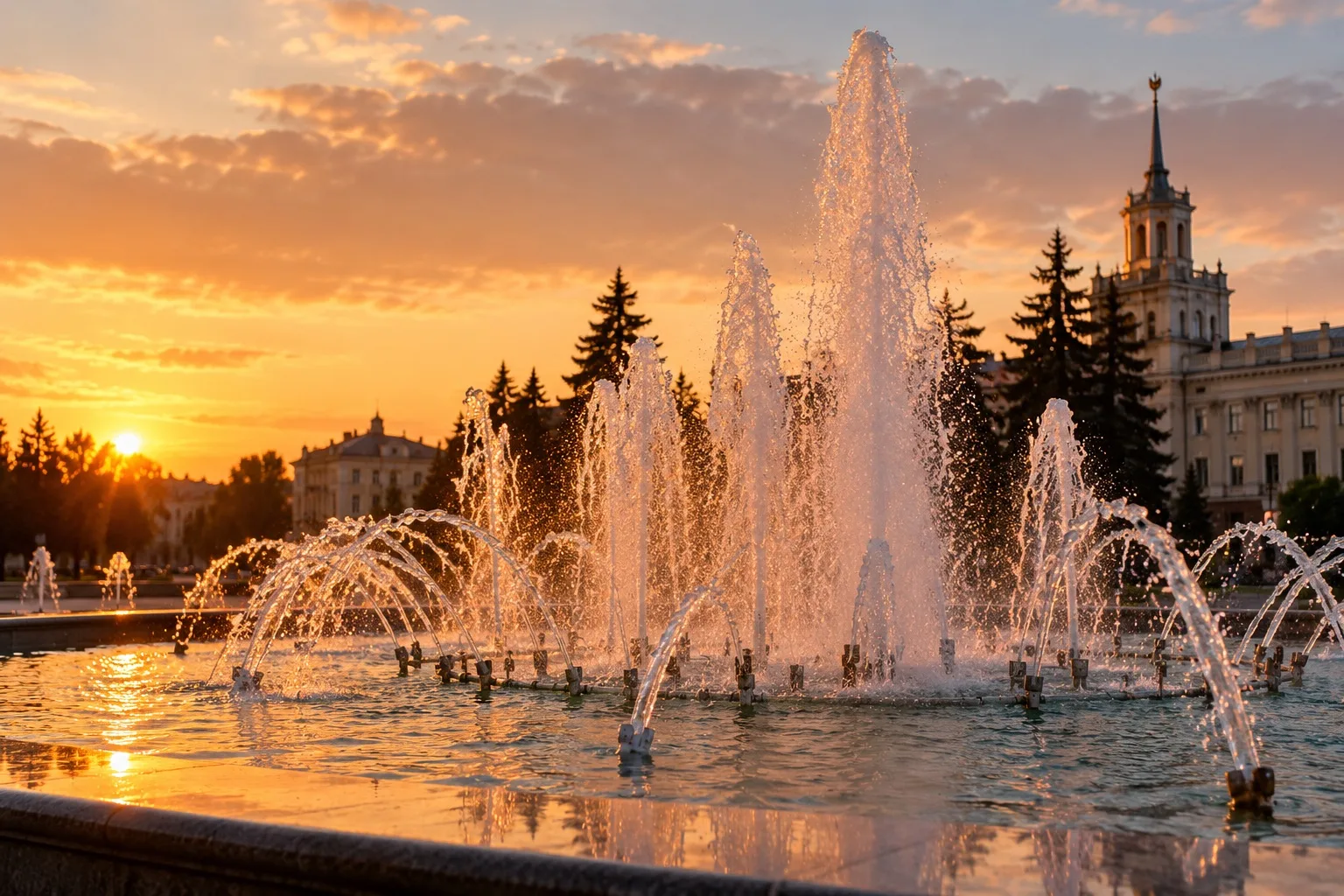 ⛲️ Липецкие фонтаны «ушли в отпуск» до весны