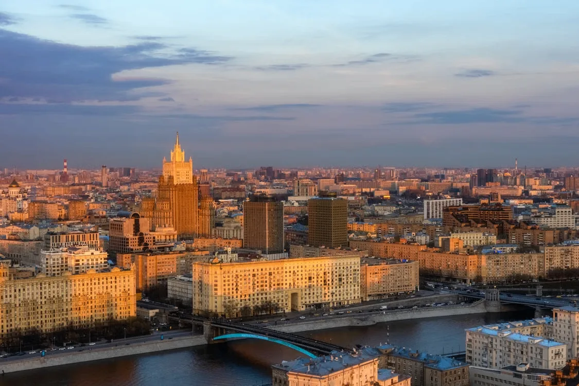 Москва занимает огромную территорию