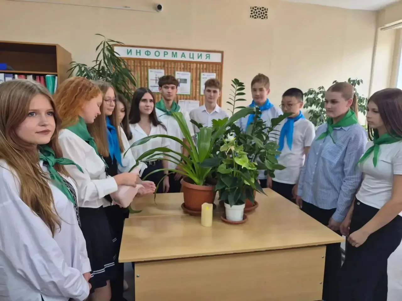 💧 Сегодня, 3 сентября, ученики 6.2, 8.2, 9.2, 11.1, 11.2 классов МОУ «Лицей №53» присо...