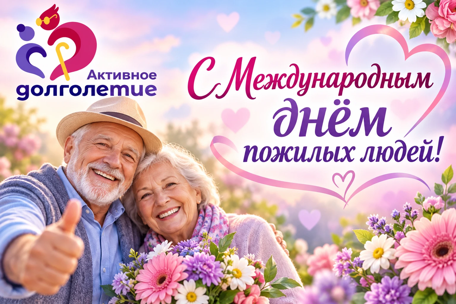 🎉 С Международным днём пожилого человека! #активноедолголетие #старшеепоколение