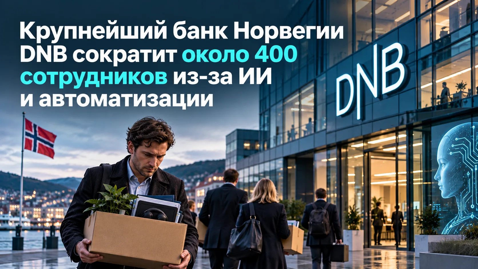 И снова #HireFire : DNB сокращает около 400 рабочих мест в подразделении Technology & S...