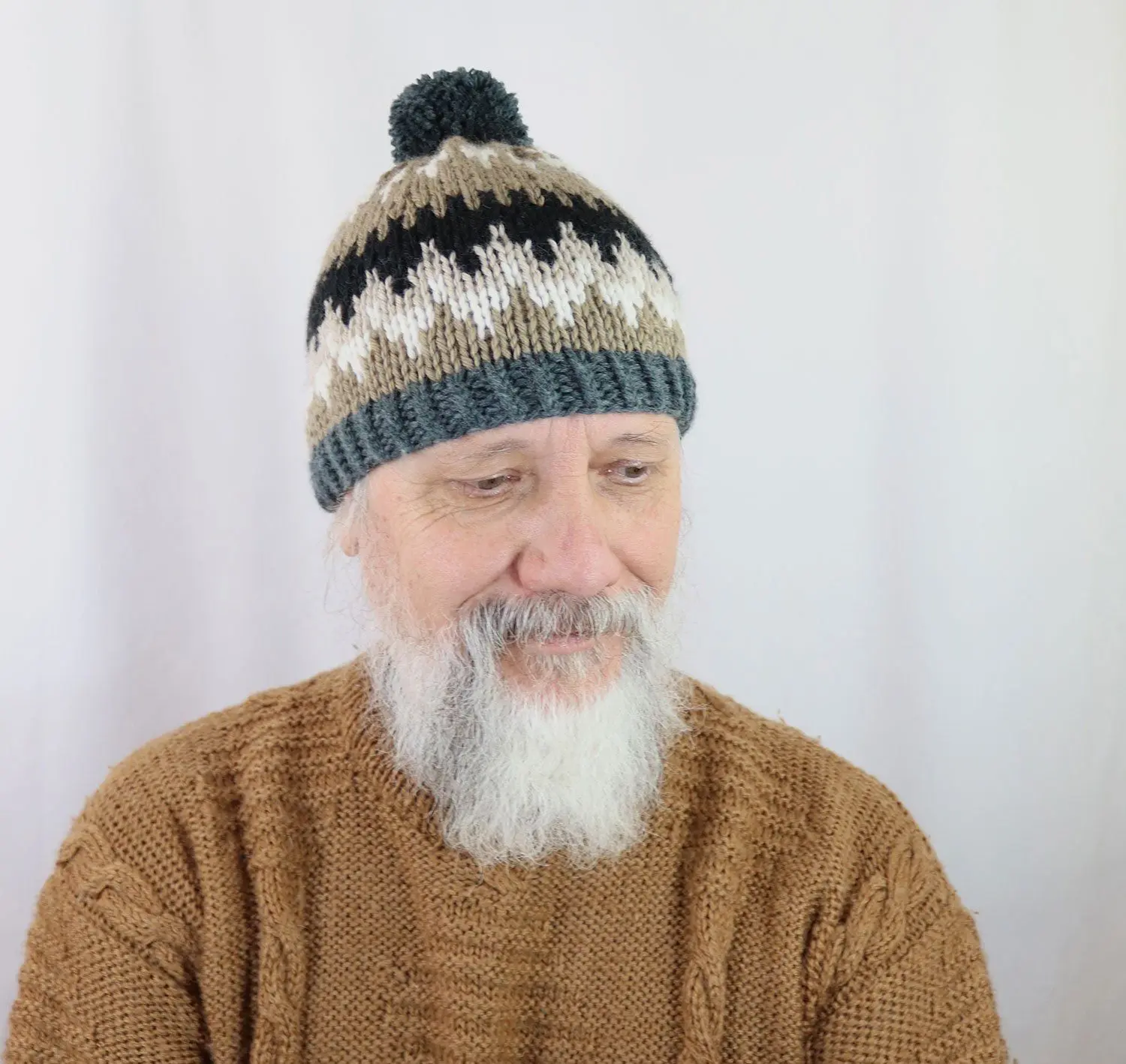 Senator's jaquard knitted hat