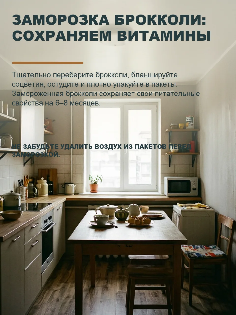 КАК ПРАВИЛЬНО ЗАМОРОЗИТЬ БРОККОЛИ, ЧТОБЫ СОХРАНИТЬ ВСЕ ВИТАМИНЫ?