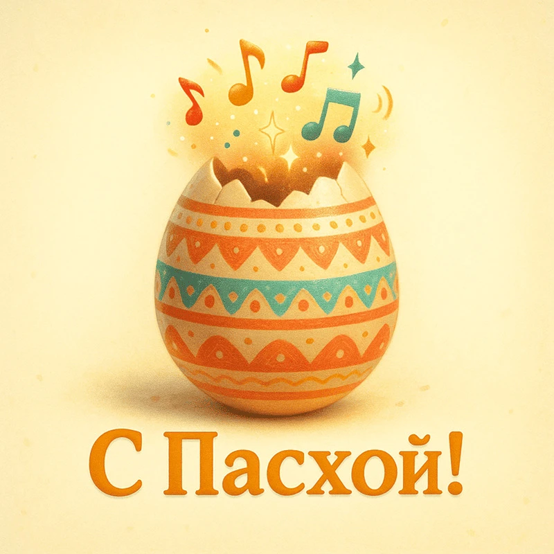 Светлой Пасхи! 🌸