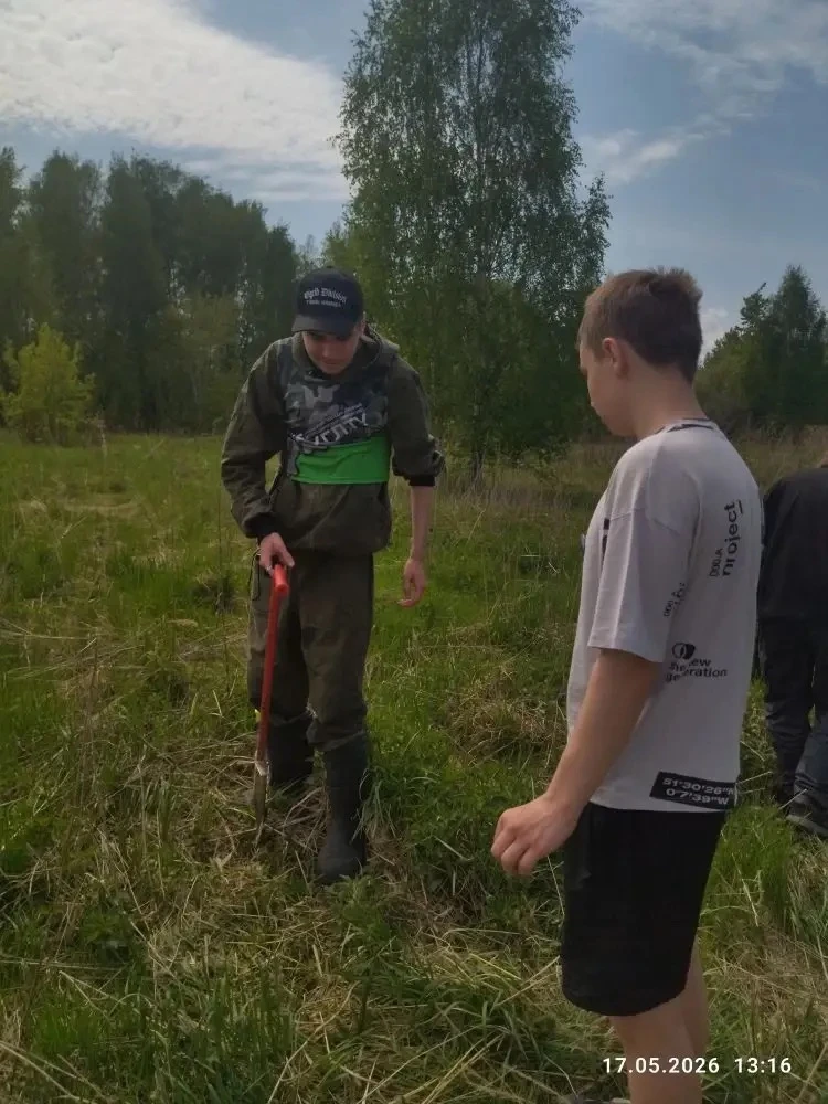 🌲17 мая учащиеся 9 А класса вместе с классным руководителем Макаровой И. В. приняли участие в масшта