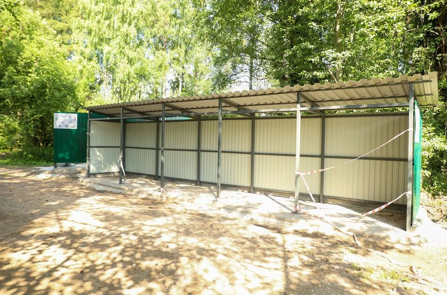 🚧В деревне Шишовке модернизируют контейнерную площадку