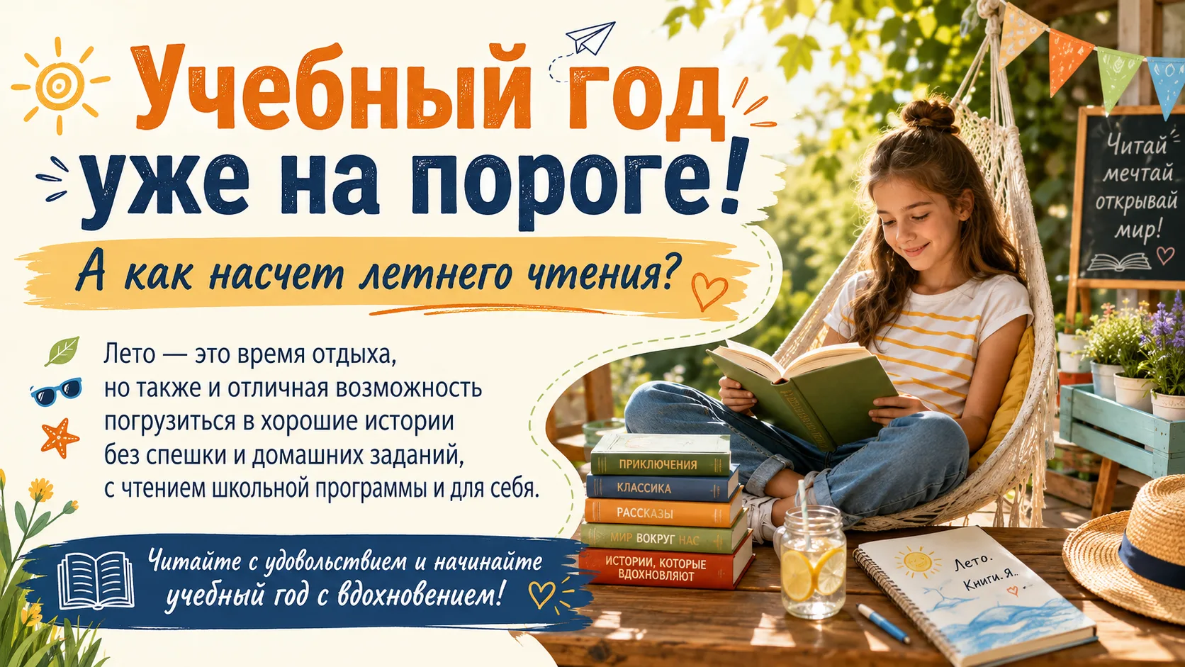 📖 Друзья, до 1 сентября осталось совсем немного!
