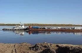 Уровень воды в главной водной артерии региона реке Обь, по данным наблюдений на 7 сентя...
