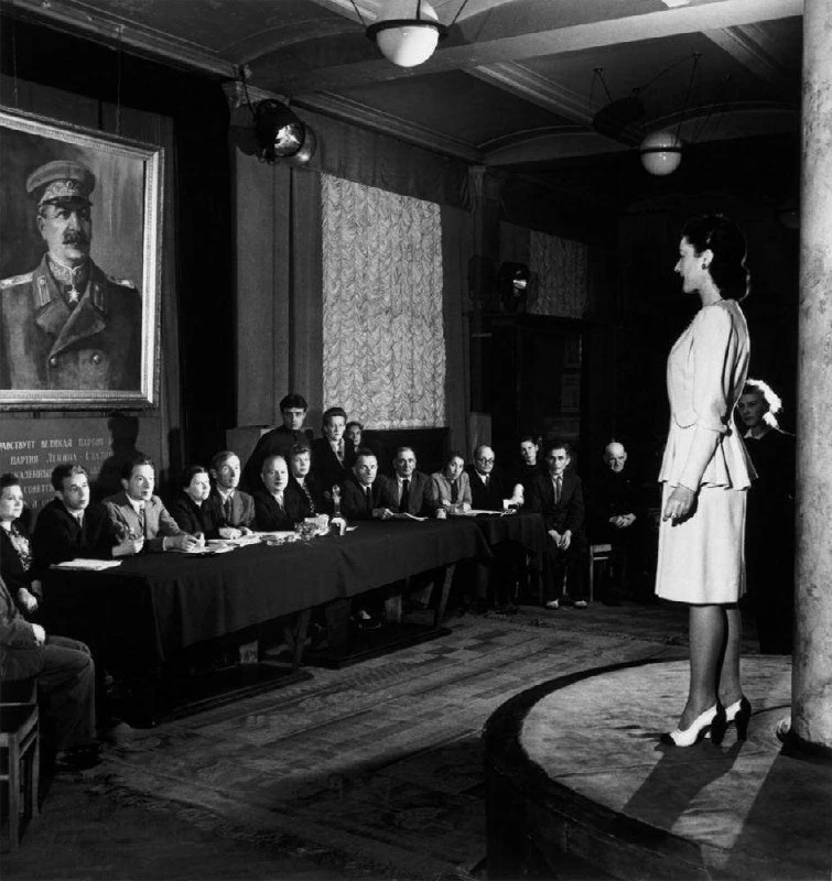 Показ советской одежды, 1947 год.