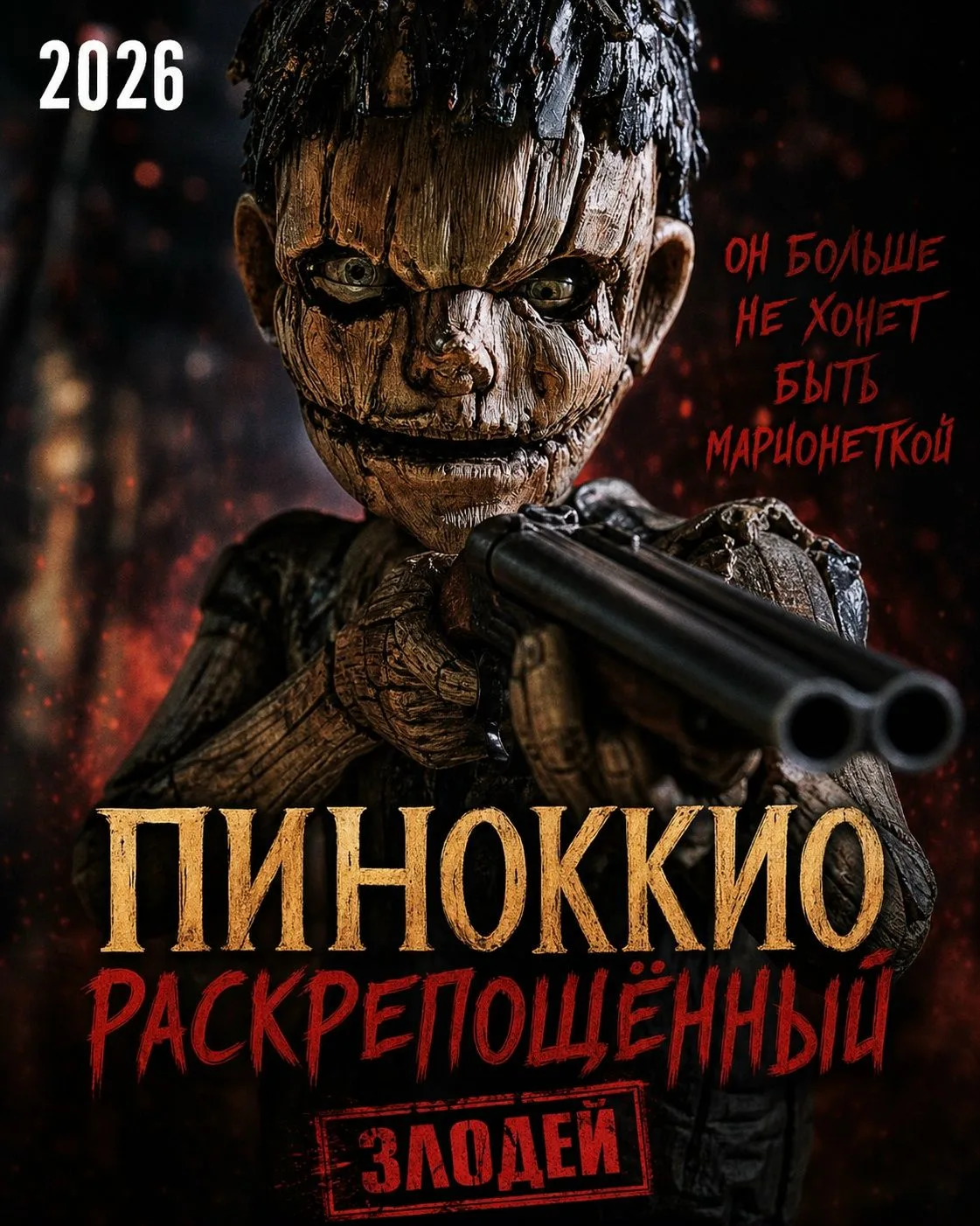 Пинoккиo: Pacкpeпoщённый (2026)