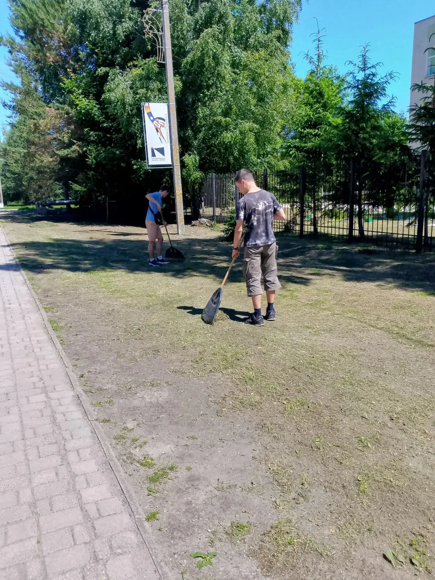 👥 Трудовая бригада в действии!
В нашей школе кипит активная работа — ученики 8-11 классов участвуют