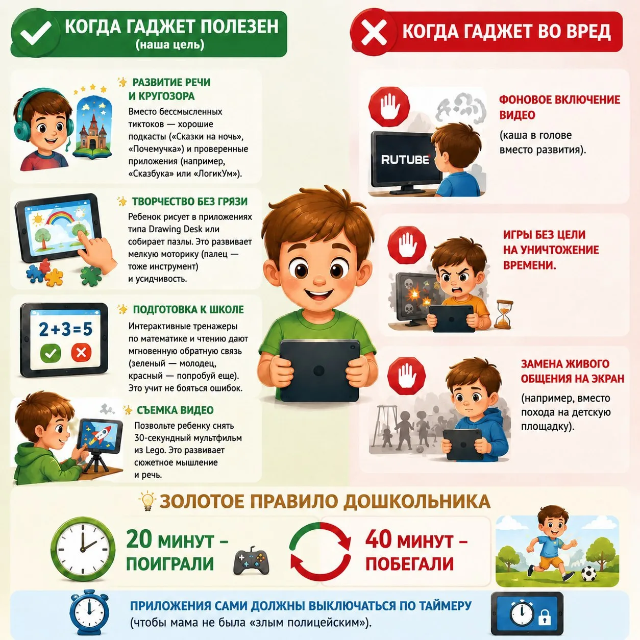 📱 В эпоху цифры задача родителя — не запретить гаджеты (они будут всегда), а научить и...
