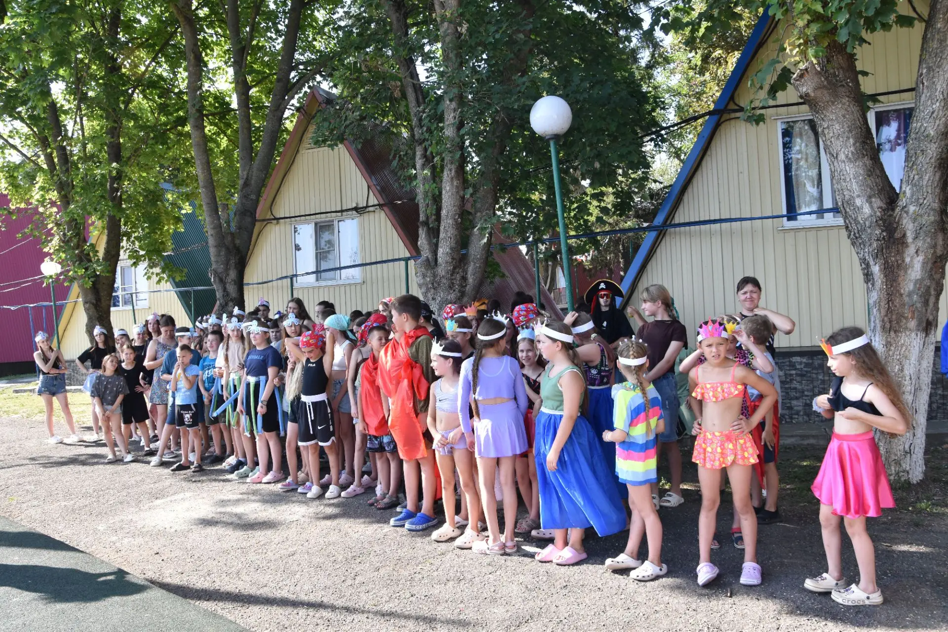 Весело и задорно в лагере "Факел" прошёл день "Нептуна".