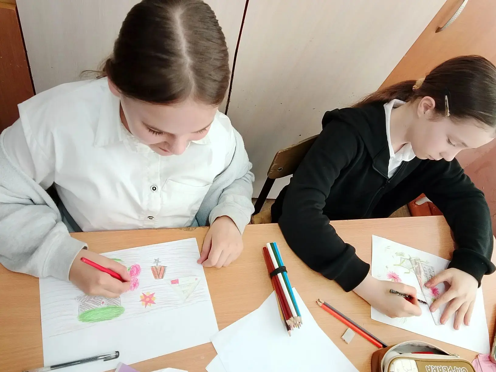 🇷🇺Продолжаем Неделю Победы! В нашей школе проходят важные и трогательные мероприятия, посвящённые Ве