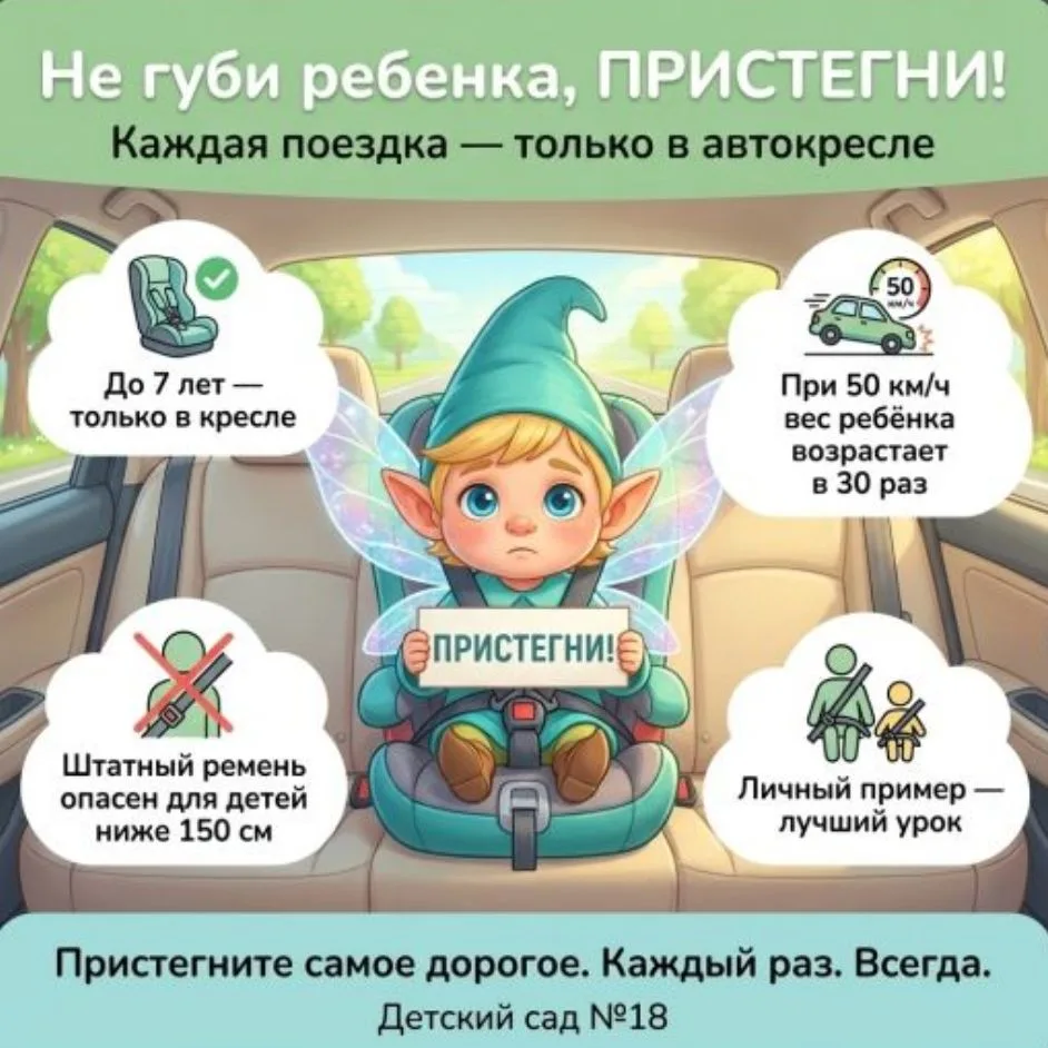 Собираете чемодан на летний отдых? 🧳🌊

Не забудьте главное — безопасность в дороге.

Детское кресл