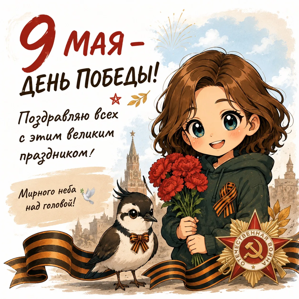 Поздравляю с днем Великой Победы!